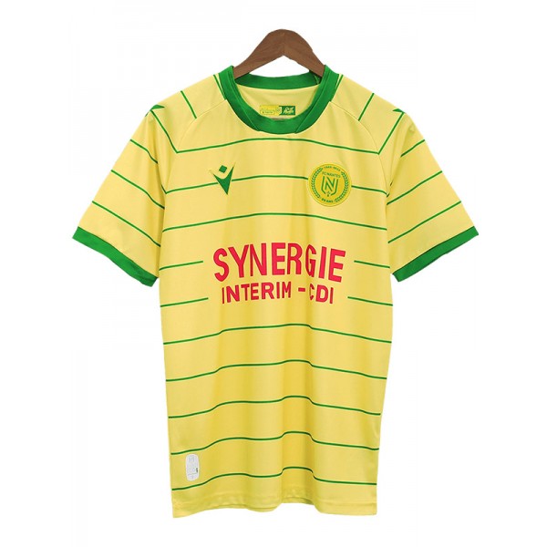 FC Nantes maillot 80e anniversaire maillot de football jaune sportswear pour hommes uniforme de football 2023-2024
